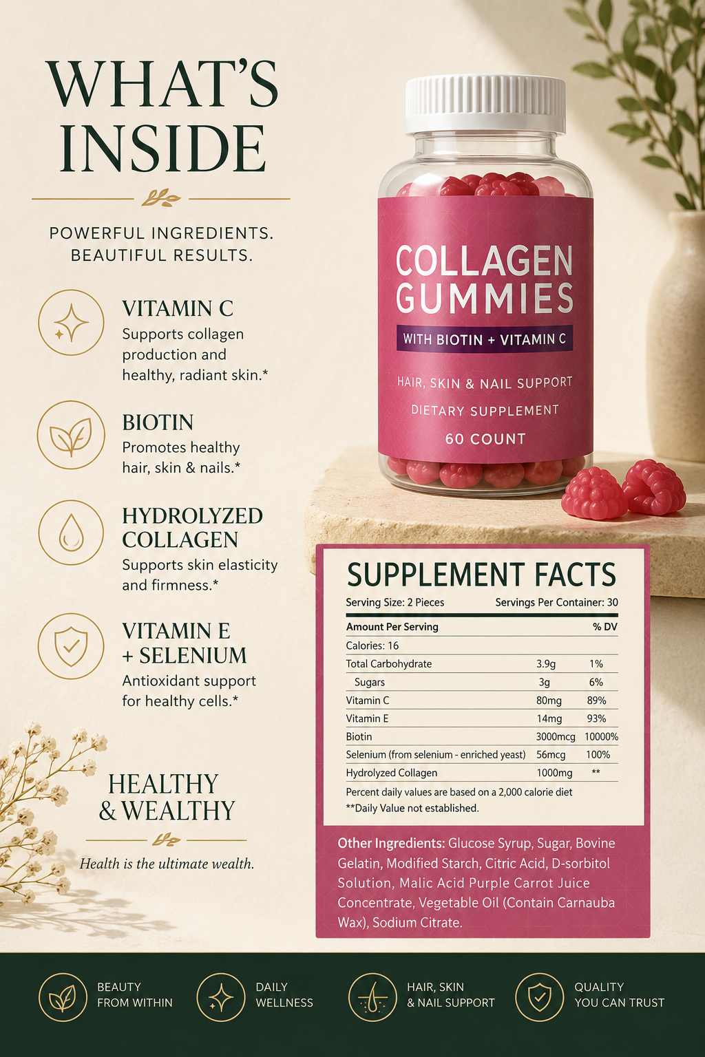 Collagen Gummies — Daily Beauty Supplement